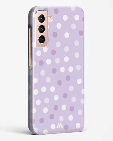 Polka Dots in Violet Hard Case Phone Cover (Samsung)