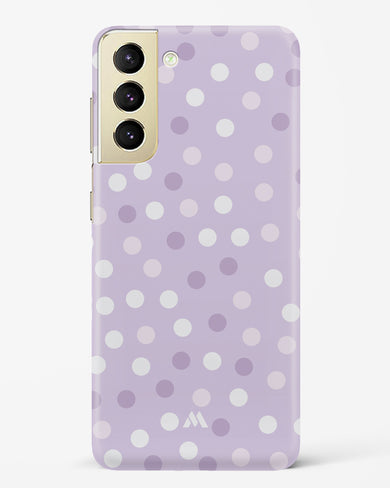 Polka Dots in Violet Hard Case Phone Cover (Samsung)