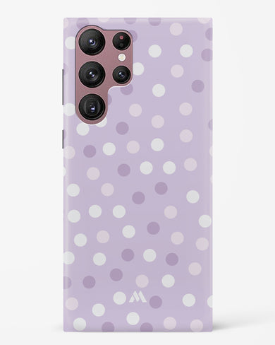Polka Dots in Violet Hard Case Phone Cover (Samsung)