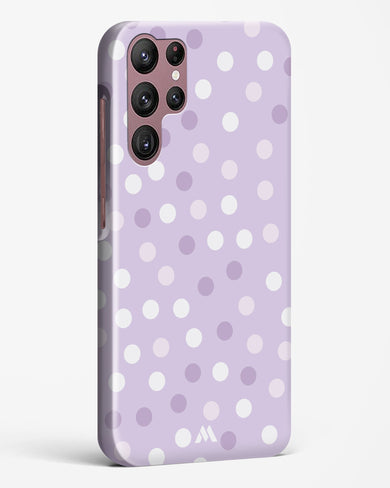 Polka Dots in Violet Hard Case Phone Cover (Samsung)