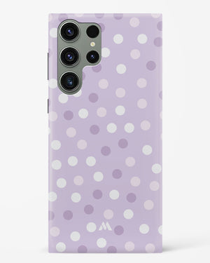 Polka Dots in Violet Hard Case Phone Cover (Samsung)