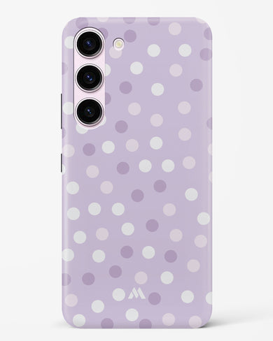 Polka Dots in Violet Hard Case Phone Cover (Samsung)