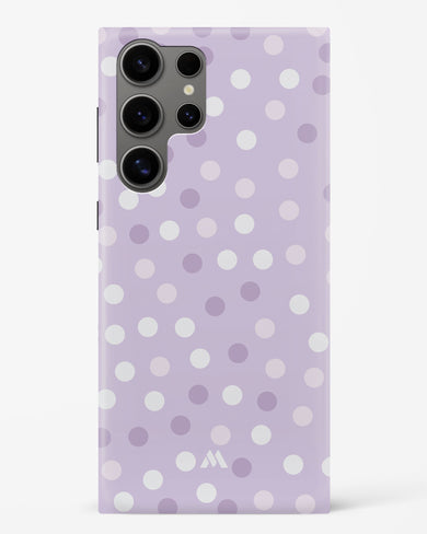 Polka Dots in Violet Hard Case Phone Cover-(Samsung)