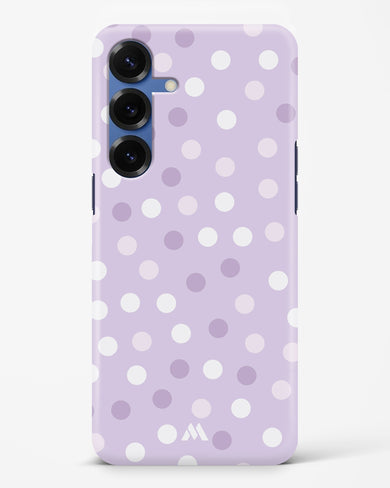 Polka Dots in Violet Hard Case Phone Cover (Samsung)