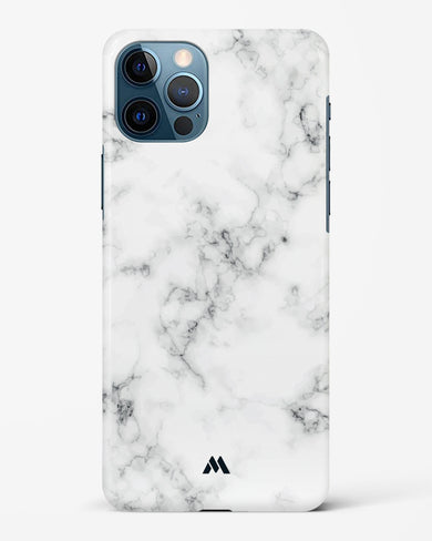 Bleached Bone Marble Hard Case Phone Cover-(Apple)