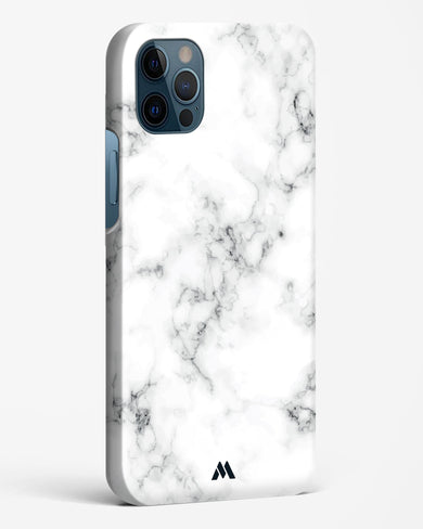 Bleached Bone Marble Hard Case Phone Cover-(Apple)