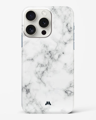 Bleached Bone Marble Hard Case Phone Cover-(Apple)