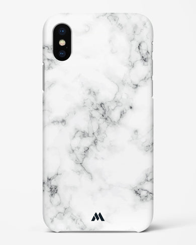 Bleached Bone Marble Hard Case Phone Cover-(Apple)