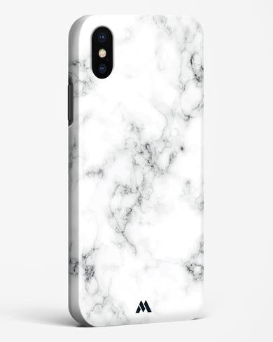 Bleached Bone Marble Hard Case Phone Cover-(Apple)