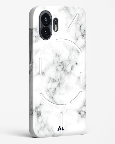 Bleached Bone Marble Hard Case Phone Cover (Nothing)