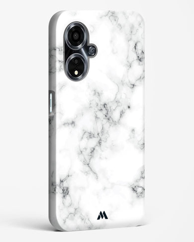 Bleached Bone Marble Hard Case Phone Cover (Oppo)
