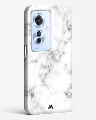 Bleached Bone Marble Hard Case Phone Cover (Oppo)