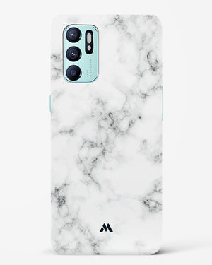 Bleached Bone Marble Hard Case Phone Cover-(Oppo)