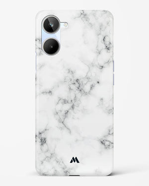 Bleached Bone Marble Hard Case Phone Cover-(Realme)