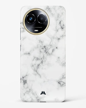 Bleached Bone Marble Hard Case Phone Cover-(Realme)