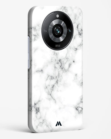Bleached Bone Marble Hard Case Phone Cover (Realme)