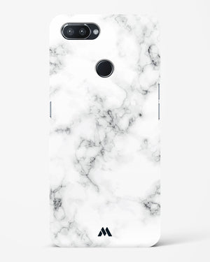 Bleached Bone Marble Hard Case Phone Cover-(Realme)