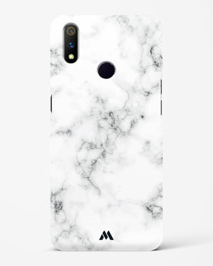 Bleached Bone Marble Hard Case Phone Cover (Realme)