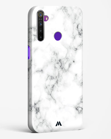 Bleached Bone Marble Hard Case Phone Cover-(Realme)