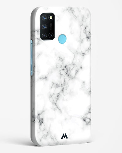 Bleached Bone Marble Hard Case Phone Cover (Realme)