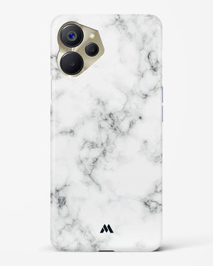 Bleached Bone Marble Hard Case Phone Cover-(Realme)