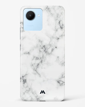 Bleached Bone Marble Hard Case Phone Cover-(Realme)