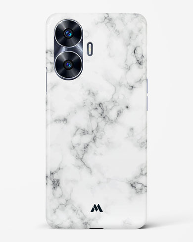 Bleached Bone Marble Hard Case Phone Cover (Realme)