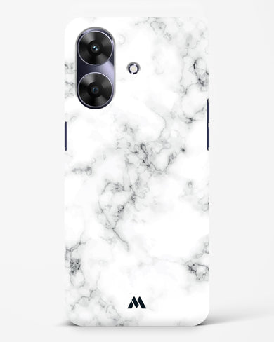 Bleached Bone Marble Hard Case Phone Cover (Realme)