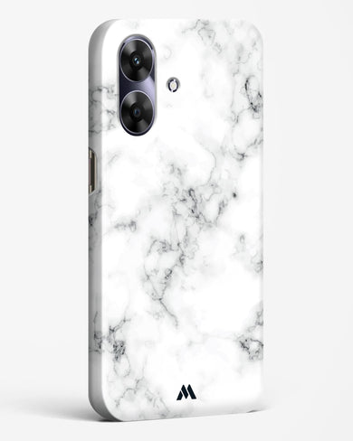 Bleached Bone Marble Hard Case Phone Cover (Realme)