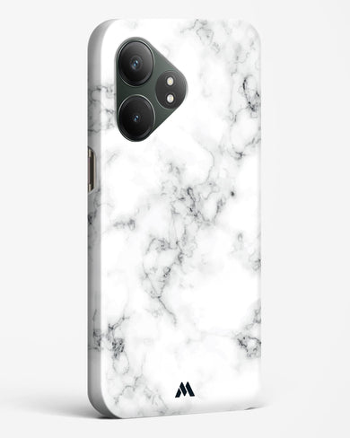 Bleached Bone Marble Hard Case Phone Cover (Realme)