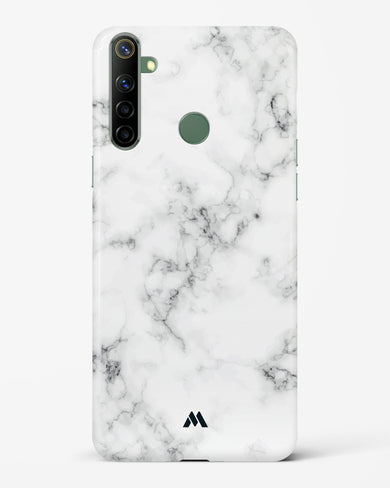 Bleached Bone Marble Hard Case Phone Cover (Realme)