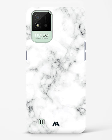 Bleached Bone Marble Hard Case Phone Cover (Realme)