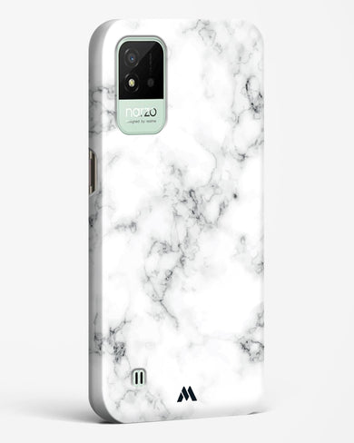 Bleached Bone Marble Hard Case Phone Cover (Realme)