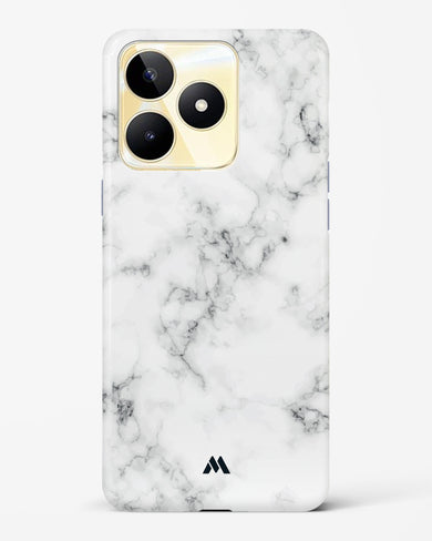 Bleached Bone Marble Hard Case Phone Cover-(Realme)