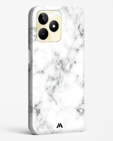 Bleached Bone Marble Hard Case Phone Cover-(Realme)