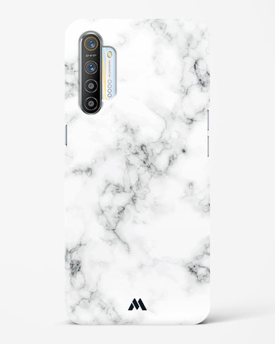 Bleached Bone Marble Hard Case Phone Cover (Realme)