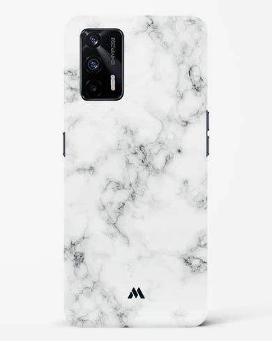 Bleached Bone Marble Hard Case Phone Cover-(Realme)