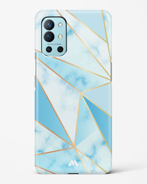 Marble Triangles Gold and Blue Hard Case Phone Cover (OnePlus)
