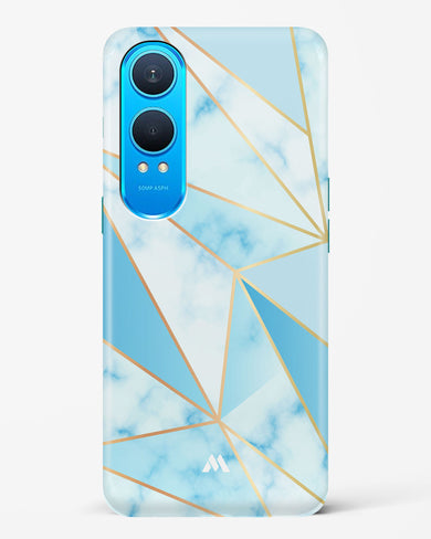 Marble Triangles Gold and Blue Hard Case Phone Cover (OnePlus)