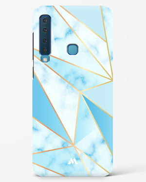 Marble Triangles Gold and Blue Hard Case Phone Cover (Samsung)