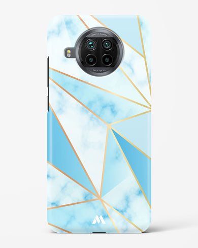 Marble Triangles Gold and Blue Hard Case Phone Cover (Xiaomi)