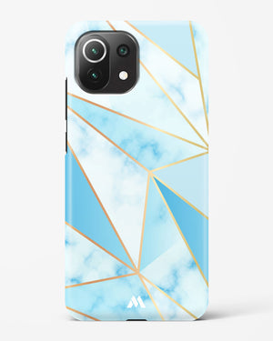 Marble Triangles Gold and Blue Hard Case Phone Cover (Xiaomi)