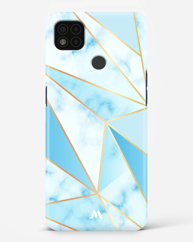 Marble Triangles Gold and Blue Hard Case Phone Cover (Xiaomi)