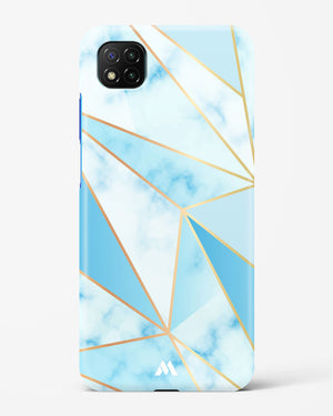 Marble Triangles Gold and Blue Hard Case Phone Cover (Xiaomi)