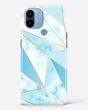 Marble Triangles Gold and Blue Hard Case Phone Cover (Xiaomi)