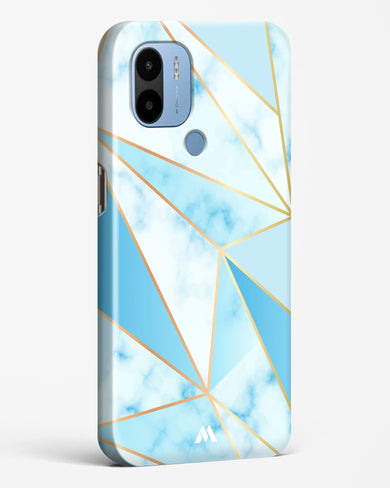 Marble Triangles Gold and Blue Hard Case Phone Cover (Xiaomi)