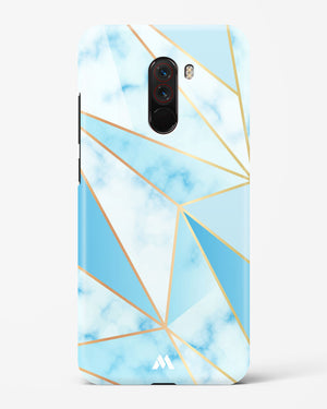 Marble Triangles Gold and Blue Hard Case Phone Cover (Xiaomi)
