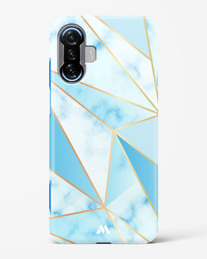 Marble Triangles Gold and Blue Hard Case Phone Cover (Xiaomi)