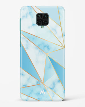 Marble Triangles Gold and Blue Hard Case Phone Cover (Xiaomi)