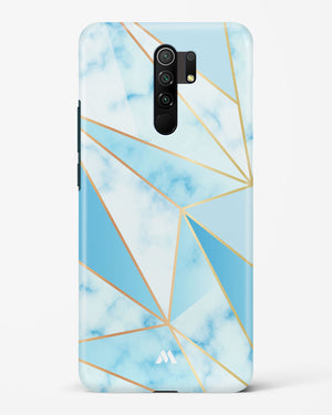 Marble Triangles Gold and Blue Hard Case Phone Cover (Xiaomi)